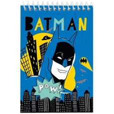 Скетчбук А6/48арк. "Kite" /DC25-196/ пласт. спіраль DC Batman (1/20)