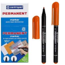 Маркер "Centropen" /2846/06/ перманентний, помаранчевий (10)