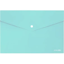 Папка-конверт на кнопці А4 "ECONOMIX" /E31301-84/ 180мкм, непрозора, глянець, м'ятна (12/120)