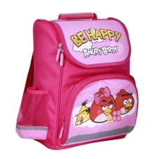 STOCK Ранець "ECONOMIX" /AB03816/  "Angry Birds" рожевий h=35 см. (1/4)