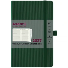Еженедельник "Axent" 2027 /8515-27-23-A/ Partner Lines, 125*195, темно-зеленый (1/12) Еженедельник "Axent" 2027 /8515-27-23-A/ Partner Lines, 125*195, темно-зеленый (1/12)