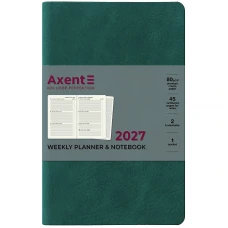 Еженедельник "Axent" 2027 /8537-27-3-A/ Partner Soft Cloud, 125*195, изумрудный (1/12) Еженедельник "Axent" 2027 /8537-27-3-A/ Partner Soft Cloud, 125*195, изумрудный (1/12)