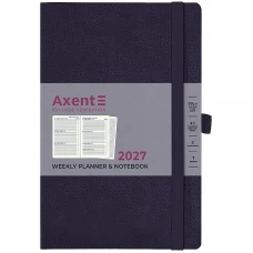 Еженедельник "Axent" 2027 /8509-27-02-A/ Partner Soft Skin, 125*195, синий (1/12) Еженедельник "Axent" 2027 /8509-27-02-A/ Partner Soft Skin, 125*195, синий (1/12)