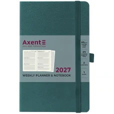Еженедельник "Axent" 2027 /8505-27-31-A/ Partner Strong, 125*195, малахитовый (1/12) Еженедельник "Axent" 2027 /8505-27-31-A/ Partner Strong, 125*195, малахитовый (1/12)