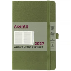 Еженедельник "Axent" 2027 /8505-27-65-A/ Partner Strong, 125*195, хаки (1/12) Еженедельник "Axent" 2027 /8505-27-65-A/ Partner Strong, 125*195, хаки (1/12)