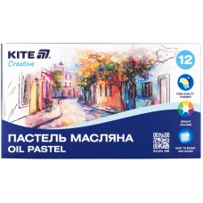 Пастель масляна "KITE" /K-200-12/ 12 кол. "Creative" (1/12/72)
