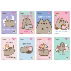 Блокнот А7/48 # склейка "YES" /152111/ Pusheen (1/40/320)
