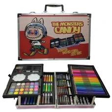 Набір для творчості /145-LA/ "Лабубу Labubu" 145 предметів, валіза 34,5*23*9см (1/6)