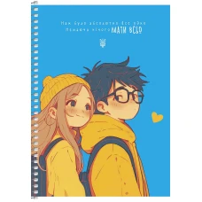 Блокнот "Student" /A5-SC-080-6129K/ 80арк.## ,ПК, виб.УФ-лак 70г/м2 (3/72)