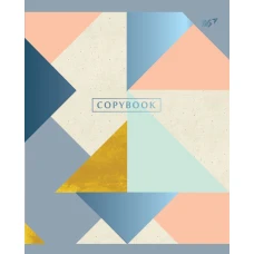 Зошит уч. "YES" 24арк.# /763251/ мат. ламінація + фольга синя + УФ-виб. Abstract (10/160)