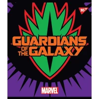 Зошит уч. "YES" 12арк.# /765147/ "Marvel. Hero shields" неон+софт-тач (10/250)