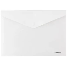 Папка-конверт на кнопці А4 "ECONOMIX" /E31301-00/ прозора, глянець, Прозора (12/120)