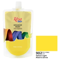 Гуаш "ROSA Studio" 200 мл /902/ Жовта світла (323200902) (1/6)