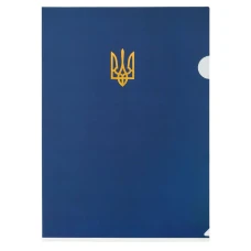 Папка-куток А4 "BuroMAX" /BM.3971-03/ UKRAINE, темно-синя (12/480)