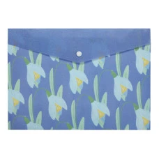 Папка-конверт на кнопці А4 "BuroMAX" /BM.3943-07/ SNOWDROP ARABESKI, напівпрозора, фіолетова (12/360) Папка-конверт на кнопці А4 "BuroMAX" /BM.3943-07/ SNOWDROP ARABESKI, напівпрозора, фіолетова (12/360)