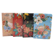 Блокнот С6/80 "JO" /6901-1 / == на гумці "Flowers" (1/24)