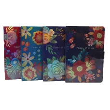 Блокнот на кнопці В6 "JO" /MY002-11 / "Flowers" (1/12)