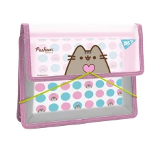 Папка для зошитів пл. на гумці В5 "Yes" /492209/ "Pusheen. Heart" (1/24/96)