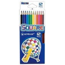 Олівці кольорові "Acmeliae" 12 кол. /9408-12/ Square квадратні карт.уп. (1/12/144)