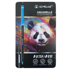 Олівці кольорові "Acmeliae" 12 кол. /ART-AQ12/ акварельні, метал.коробка (1/12/72)