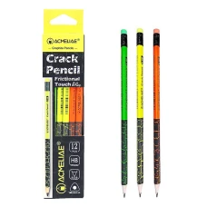Олівець ч/г "Acmeliae" /43833/  HB неон+гумка  (12/144)