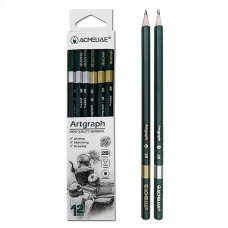 Олівець ч/г "Acmeliae" /P-6502/ 2B Matt Green (12/144)