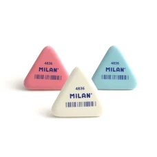 Ластик "MILAN" /CNM4836B/ треугольная 5*4,4*0,7см, картонная упаковка, микс (36/324)
