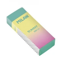 Гумка "MILAN" /CPM320SN/ прямокутна кольорова Sunset "Nata 320" 6,1х2,3х1,2см мікс (20/500)