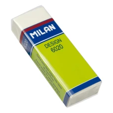 Гумка "MILAN" /6020/ прямокутна біла 6,1*2,1*1,1см (20/500)