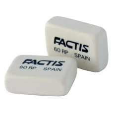 Гумка "FACTIS" /60RC/ прямокутна біла (60/1500)