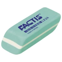 Гумка "FACTIS" /LX24/ прямокутна бірюзова з фаскою 5,5*2*1,2см (24/600)