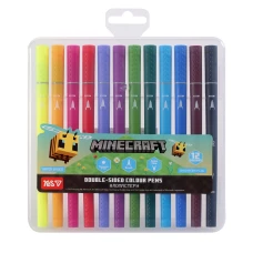 Фломастери "YES" 12 кол. /650596/ ДВОСТОРОННІ "Minecraft.Spring" (1/12/72)