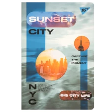Зошит А4/60 # "YES" /682019/ з висічкою "Sunset city" (1/20/40)