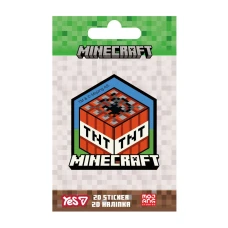 Наліпка "YES" /708508/ 2D "Minecraft.TNT" (1/10/100)