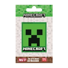 Наліпка "YES" /708510/ 2D "Minecraft.Creeper" (1/10/100)