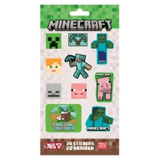 Наліпка "YES" /708529/ 2D "Minecraft" (1/10/100)