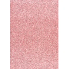 Флексика (фоаміран) "SANTI" /743329/ ЕВА 200*300мм 1,7мм світло-рожевий з гліттером (10арк.) (1/100)