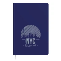 Щоденник шкільний "Soft Touch" тв.обкл. /1В2223/ "NYC" фіолетовий (1/10)