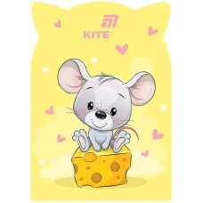 Блокнот В6/48арк. "Kite" /K25-461-4/ м'яка обкл. Cheese Mouse (1/50)