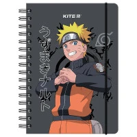Блокнот А5/80л. "Kite" /NR24-190/ # на спирали "Naruto Shippuden" (1/10/20)