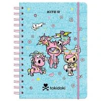 Блокнот А5/80арк. "Kite" /TK24-190/ # на спіралі "Tokidoki" (1/10/20)