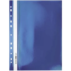 Швидкозшивач пл. евро перф."Еconomix Light" /Е38504-02/ А4 синій, глянець, 90/110 мкм (10/300) Швидкозшивач пл. евро перф."Еconomix Light" /Е38504-02/ А4 синій, глянець, 90/110 мкм (10/300)
