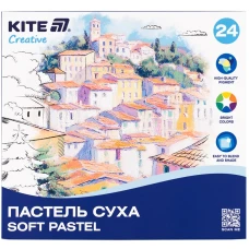 Пастель суха "KITE" /K-201-24/ 24 кол. "Creative" (1/12/48)