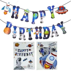Гирлянда-растяжка "WB" /10260/ HAPPY BIRTHDAY космос 19*12см Гирлянда-растяжка "WB" /10260/ HAPPY BIRTHDAY космос 19*12см