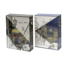 Фотоальбом 10*15см 200фото /Y6218/ в коробці 26,5*21*5,5см Міський пейзаж Фотоальбом 10*15см 200фото /Y6218/ в коробці 26,5*21*5,5см Міський пейзаж
