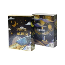 Фотоальбом 13*18см 200фото /9591/ в коробці 23,5*29,8*5,5см Зоряне небо Фотоальбом 13*18см 200фото /9591/ в коробці 23,5*29,8*5,5см Зоряне небо