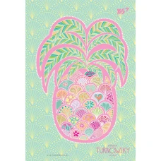 Блокнот "YES" В6/144  3в1 /681307/ "Turnowsky. Art Pineapple" #, пластик обкл., з розділ. (3/30)