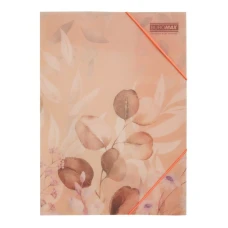 Папка на гумках А4 "BuroMAX" /BM.3908-46/ матов.пластик, ARABESKI, персиковий (1/12/180) Папка на гумках А4 "BuroMAX" /BM.3908-46/ матов.пластик, ARABESKI, персиковий (1/12/180)