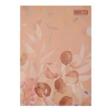 Папка-куток А4 "BuroMAX" /BM.3854-46/ матов.пластик, ARABESKI, персиковий (12/480)