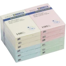 Папір з клейким шаром "BuroMAX" 51*76 /ВМ 2311-99/  100арк. МІКС (12/144)